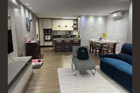 Sala de apartamento à venda com 3 quartos, 110m² em Alphaville, Santana de Parnaíba