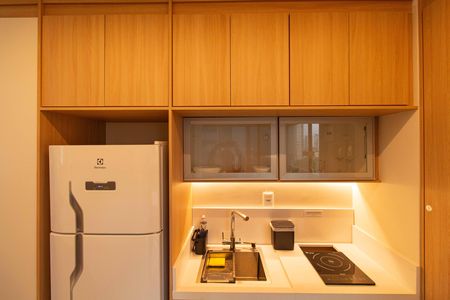 Studio para alugar com 26m², 0 quarto e sem vaga Studio para alugar com 26m², 0 quarto e sem vagaCozinha