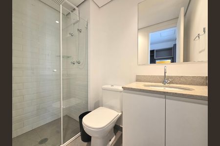 Studio para alugar com 23m², 1 quarto e 1 vaga Studio para alugar com 23m², 1 quarto e 1 vagaBanheiro