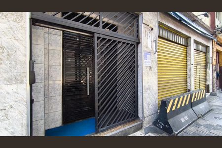 Studio para alugar com 44m², 1 quarto e sem vaga Studio para alugar com 44m², 1 quarto e sem vagaFachada + Plaquinha