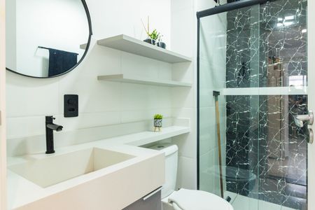 Apartamento para alugar com 38m², 2 quartos e sem vaga Apartamento para alugar com 38m², 2 quartos e sem vagaBanheiro
