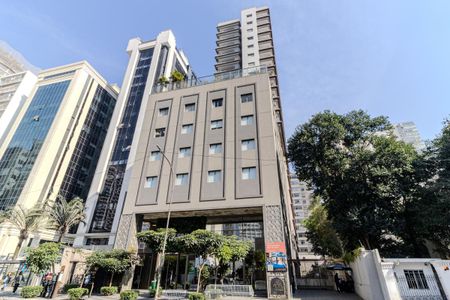 Fachada de apartamento para alugar com 1 quarto, 35m² em Santa Cecilia, São Paulo