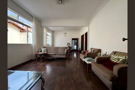 Sala  de apartamento à venda com 4 quartos, 140m² em Barroca, Belo Horizonte