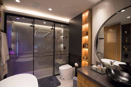 Apartamento à venda com 347m², 3 quartos e 5 vagasBanheiro da Suíte Master