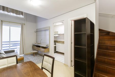 Sala de apartamento para alugar com 1 quarto, 45m² em Vila Uberabinha, São Paulo