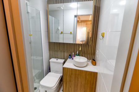 Apartamento à venda com 24m², 1 quarto e sem vaga Apartamento à venda com 24m², 1 quarto e sem vagaBanheiro da Suíte