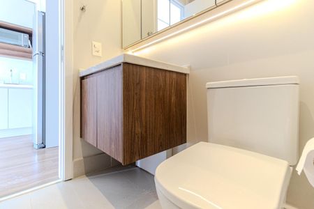 Banheiro de apartamento para alugar com 1 quarto, 35m² em Santa Cecilia, São Paulo