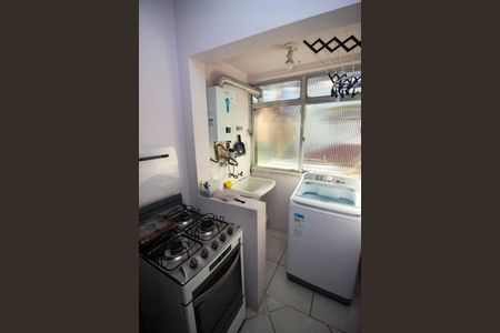 Cozinha e Área de Serviço de apartamento à venda com 1 quarto, 43m² em Menino Deus, Porto Alegre