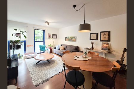 Sala de apartamento à venda com 2 quartos, 82m² em Moema, São Paulo