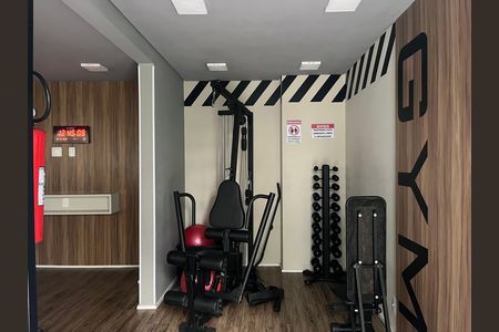 Apartamento para alugar com 34m², 1 quarto e sem vaga Apartamento para alugar com 34m², 1 quarto e sem vagaAcademia