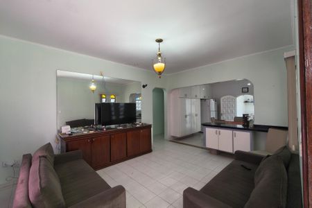 Sala de casa para alugar com 3 quartos, 159m² em Balneario Flórida, Praia Grande