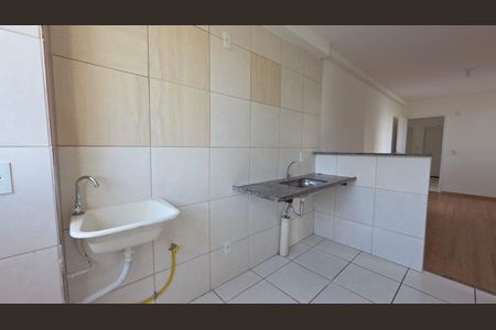 Cozinha de apartamento para alugar com 2 quartos, 43m² em Central Park, Vespasiano