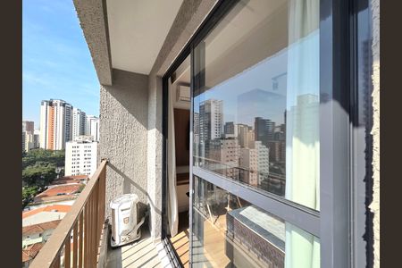 Studio para alugar com 24m², 1 quarto e sem vaga Studio para alugar com 24m², 1 quarto e sem vagaVaranda