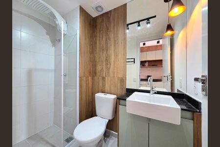 Studio para alugar com 24m², 1 quarto e sem vaga Studio para alugar com 24m², 1 quarto e sem vagaBanheiro