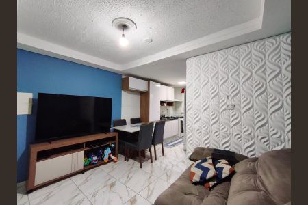 Sala de apartamento à venda com 2 quartos, 47m² em Jardim Tamoio, Jundiaí
