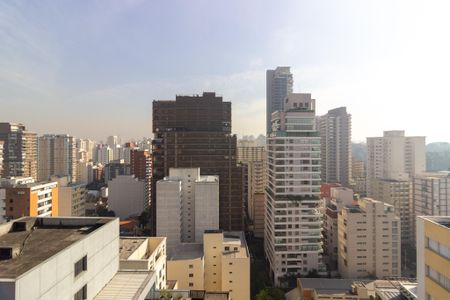 Vista/Varanda de kitnet/studio à venda com 1 quarto, 35m² em Pinheiros, São Paulo