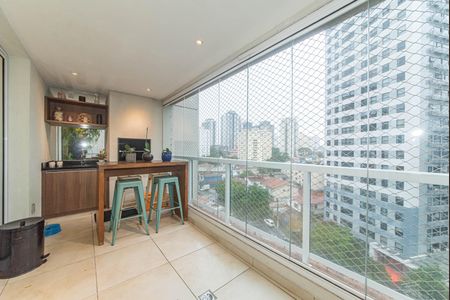 Varanda de apartamento à venda com 3 quartos, 117m² em Jardim das Acacias, São Paulo