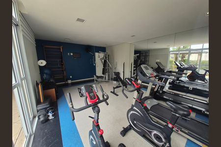 Área comum - Academia de apartamento para alugar com 1 quarto, 38m² em Vila Andrade, São Paulo