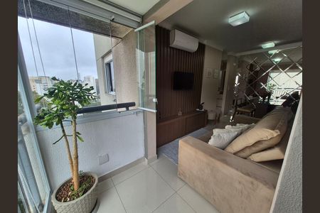 Varanda Integrada de apartamento para alugar com 1 quarto, 38m² em Vila Andrade, São Paulo