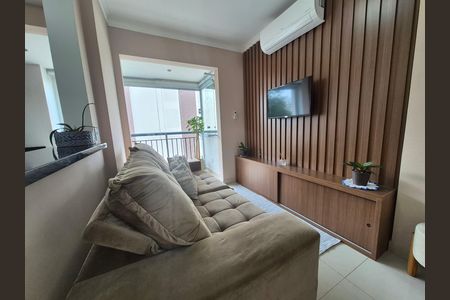 Sala de TV de apartamento para alugar com 1 quarto, 38m² em Vila Andrade, São Paulo