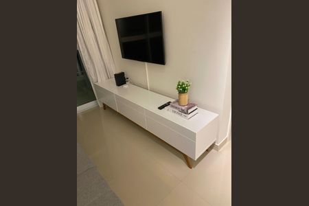 Sala de apartamento para alugar com 2 quartos, 77m² em José Menino, Santos