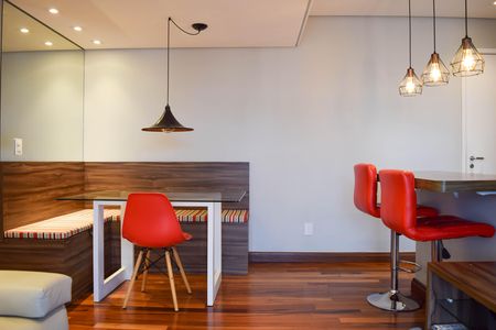 Sala de apartamento à venda com 1 quarto, 55m² em Jardim Analia Franco, São Paulo