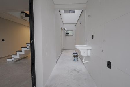 Área de Serviço de casa à venda com 3 quartos, 147m² em Jardim Utinga, Santo André