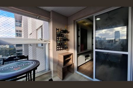 Varanda gourmet  de apartamento para alugar com 3 quartos, 76m² em Campestre, Santo André