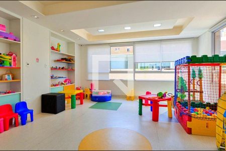 Area comum - Brinquedoteca  de apartamento para alugar com 3 quartos, 76m² em Campestre, Santo André