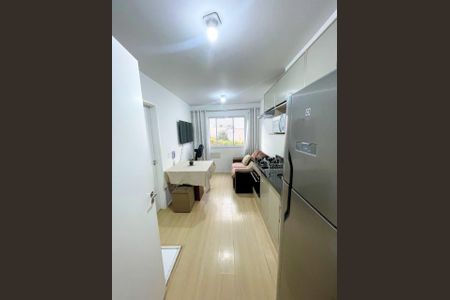 Sala/Cozinha de apartamento à venda com 1 quarto, 24m² em Vila Nova das Belezas, São Paulo