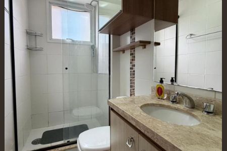 Banheiro de apartamento para alugar com 2 quartos, 65m² em Jardim Botânico, Porto Alegre
