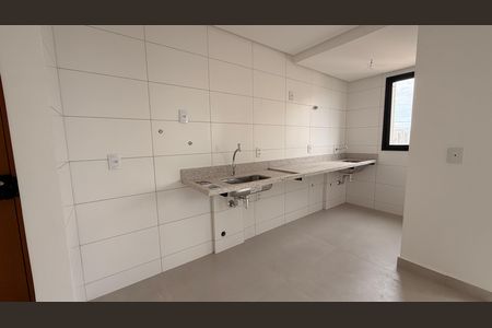 Cozinha de apartamento à venda com 1 quarto, 49m² em Parque Amazonia, Goiânia