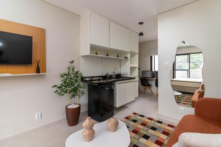 Sala de apartamento para alugar com 1 quarto, 27m² em Jardim São Paulo, São Paulo