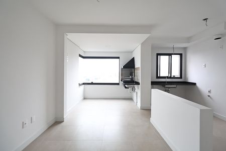 Sala de apartamento à venda com 3 quartos, 94m² em Campestre, Santo André