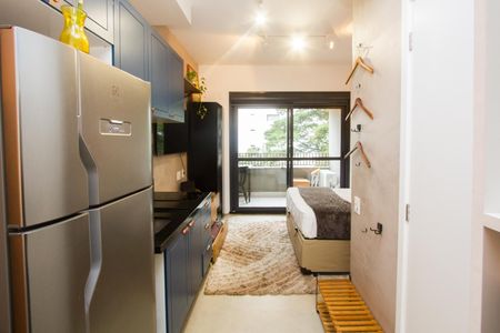Studio à venda com 26m², 1 quarto e sem vaga
