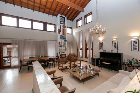 SALA PRINCIPAL de casa de condomínio para alugar com 4 quartos, 420m² em Jardim Santana, Campinas