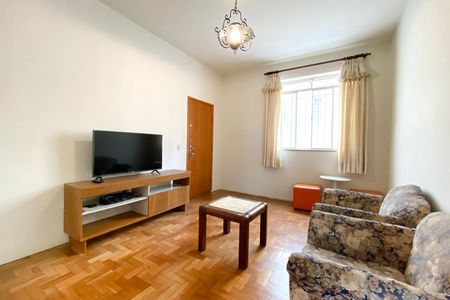 Sala de apartamento à venda com 3 quartos, 104m² em Santo Antônio, Belo Horizonte