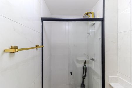 Banheiro de kitnet/studio para alugar com 1 quarto, 25m² em Campos Elíseos, São Paulo