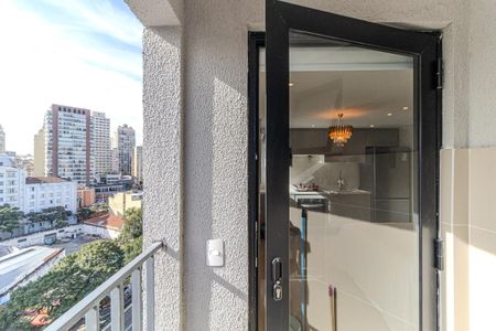 Varanda de kitnet/studio para alugar com 1 quarto, 25m² em Campos Elíseos, São Paulo
