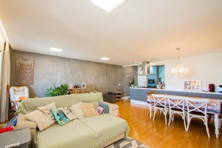 Sala de apartamento à venda com 3 quartos, 115m² em Vila Valparaíso, Santo André
