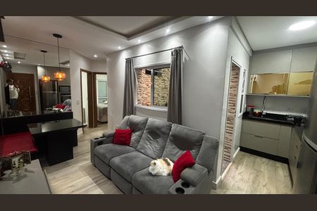 Sala - Sala de Jantar de apartamento à venda com 2 quartos, 42m² em Vila Linda, Santo André