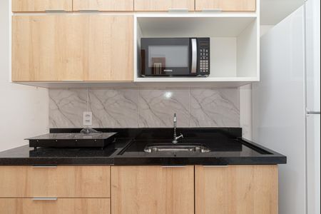 Studio para alugar com 24m², 1 quarto e sem vaga Studio para alugar com 24m², 1 quarto e sem vagaCozinha