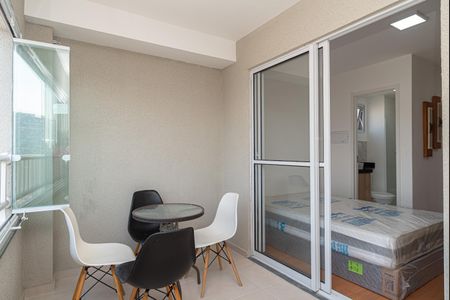 Varanda do Quarto de kitnet/studio para alugar com 1 quarto, 24m² em Bela Vista, São Paulo