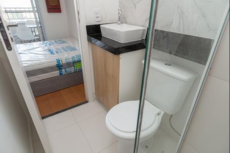 Studio para alugar com 24m², 1 quarto e sem vaga Studio para alugar com 24m², 1 quarto e sem vagaBanheiro
