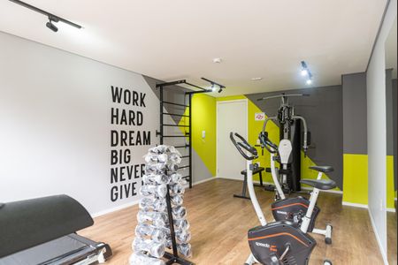 Studio para alugar com 24m², 1 quarto e sem vaga Studio para alugar com 24m², 1 quarto e sem vagaÁrea comum - Academia