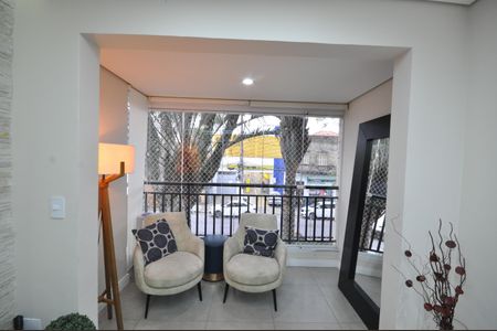 Sacada da sala de apartamento para alugar com 3 quartos, 80m² em Carandiru, São Paulo