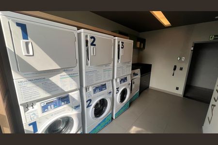 Studio à venda com 26m², 1 quarto e sem vagaLavanderia