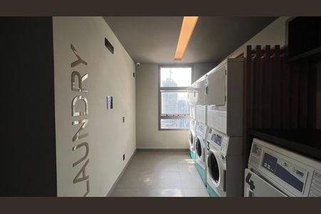 Studio à venda com 26m², 1 quarto e sem vagaLavanderia