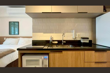 Studio à venda com 26m², 1 quarto e sem vagaCozinha