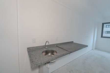 Cozinha de kitnet/studio à venda com 1 quarto, 25m² em Bela Vista, São Paulo